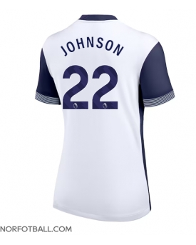 Billige Fotballdrakt Tottenham Hotspur Brennan Johnson #22 Replika Hjemmedrakt Dame 2024-25 Kortermet